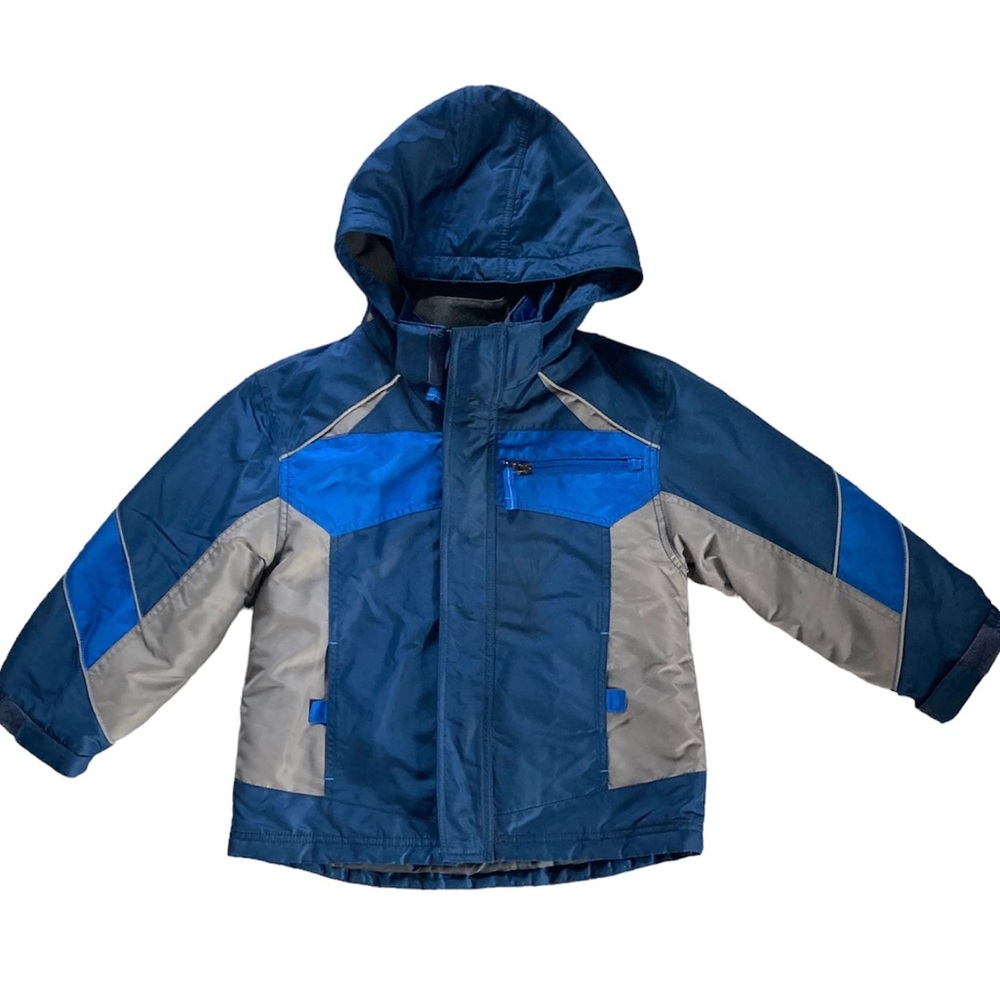 Cherokee interchange 2 in 1 Hooded Windbreaker Rain Snow Jacket Sz XS 4/5